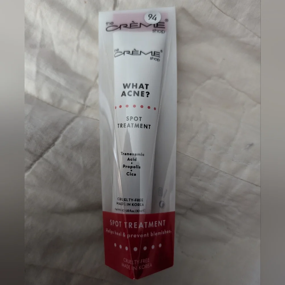 The Crème Shop What Acne? Spot Treatment - White & Red